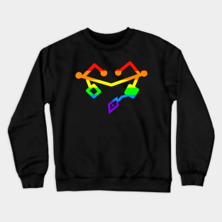 Rainbow Pride Heart Crewneck Sweatshirt